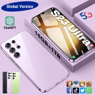 【Stock Ready】5G/4G Big Screen Smartphone S23 Ultra | Memory 16GB RAM+1TB ROM | 7.4" HD Display | And
