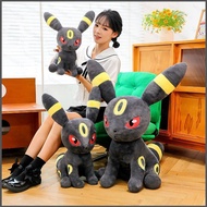 Pokemon Umbreon Plushie Cute Cartoon Eevee Evolution Series Cotton Companion Doll Soft Pillow