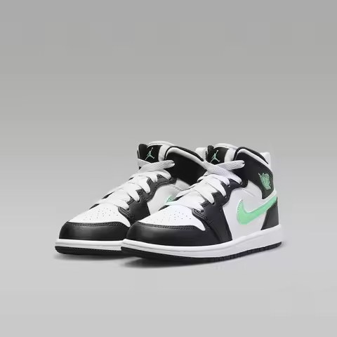 Nike genuine Jordan 1 Mid PS children's basketball casual shoes DQ8424-103