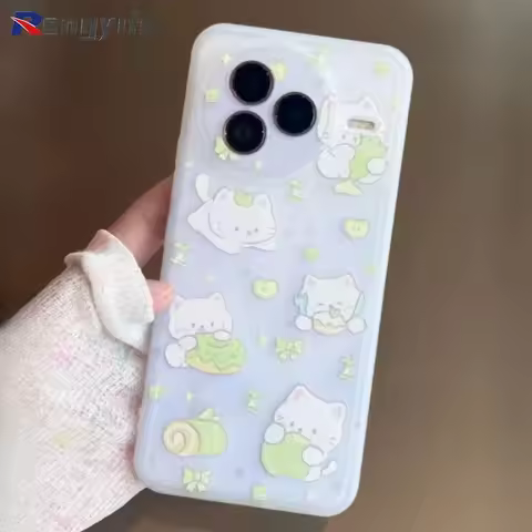 For Meizu 21 Note 20 18 17 Note 16 Pro Luck 08 5G 4G Phone Case Cute Puppy Matte Cartoon Cat Shockpr