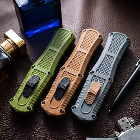 BM3370 EDC Tool CPM-D2 Steel Tech Knife Nylon Fiber Handle Portable Pocket Folding Tools