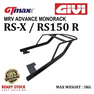 (DIJAMIN 100% ORIGINAL) GIVI Monorack RSX RS-X RS150 Rack max load 3kg RS-X RS150 V1 V2