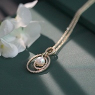 ANTOJUNNO  necklace  white pearl  14k gold