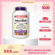 Bổ não Ginkgo Biloba 120mg 300 viêndate 2028hoạt huyết dưỡng não hàng nội địa Canada