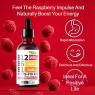 Raspberry Vitamin B12 Drops, Vitamin B12 Supplement, Raspberry Vitamin B12 Supplement Drops