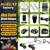 keelat Cordless Replacement Mesin Rumput Grass Trimmer Grass Cutter Lawn Mower Spare Parts Alat Gant
