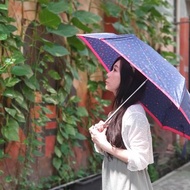 超輕防風抗UV自動傘 - 素雅小方塊