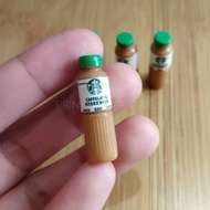 Toy Miniature Cafe Latte Bottle 1:12 / Miniature Dollhouse Cafe Latte Bottle 1:12