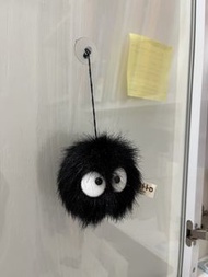 宮崎駿《神隱少女/千與千尋》 小黑炭/灰塵精靈/煤炭屎鬼 plushie 塑膠吸盤
