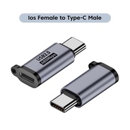 Toocki USB C เป็นอะแดปเตอร์แบบ Lightning สำหรับ iPhone 15อะแดปเตอร์ถ่ายโอนข้อมูลชาร์จเร็ว Type C เป็น Usb สำหรับ IOS เพื่อไมโคร Usb Usb Android