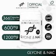 Glycine & NAC (366 Capsules) Do Not Age 1 200 mg. Stimulates Autophagy Reduces Inflammation Antioxid