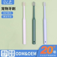 Pet Toothbrush Cat Toothbrush Dog Toothbrush Cat 360 Degree Oral Cleaning Small Head Dog Toothbrush 