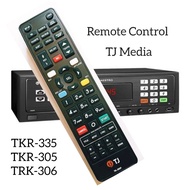 TJ Media Remote Control TKR-335,TKR-305,TKR-306 Compatable Model