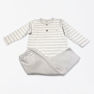 Light Blue Thermal Nous Off Shoulder Suit (Size 3-6 Months to 18-24 Months)