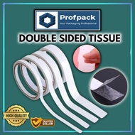 SUPER TAPE Double Sided Tissue Tape 12mm/18mm/24mm/36mm/48mm/72mm *10 meters EXTRA LONG* Heavy Duty 