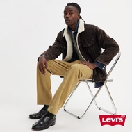 Levis 男款 Chino工作休閒褲 / 後袋蓋摩登設計 / 卡其 人氣新品
