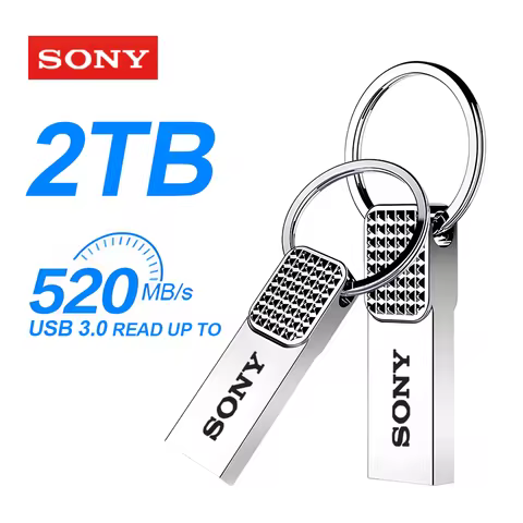 SONY High-Speed USB 3.0 Flash Drive Metal U Disk 2TB 1TB 512GB 256GB 128GB 64GB for Car Music Origin