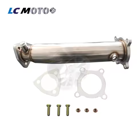 SS304 Turbo Exhaust Downpipe For Audi A4 B7 2.0L TFSI 2006-2008