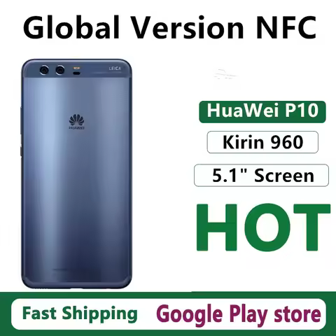 Global Version HuaWei P10 VTR-L29 Mobile Phone 5.1" Full Screen Kirin 960 20.0M+12.0MP+8.0MP Android