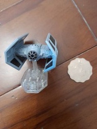 （可用cd交換）星戰 TIE Fighter 玩具連展示架