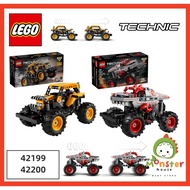 LEGO Technic 42199 Monster JamTM DIGatronTM Pull-Back / 42200 Monster JamTM ThunderROARusTM Pull-Bac