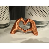 3D printed heart statue