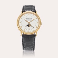 Blancpain Villeret | A yellow gold automatic triple calendar wristwatch with moon phases, Circa 1995