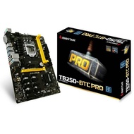 BiOSTAR b250 tb250 btc pro ,mining,miner motherboard ,12pcie ,usb3.0