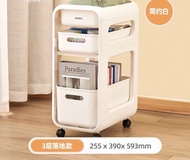 Ecoco 3-Tier Storage Cart Mobile Organizer White