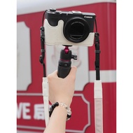 Suitable for Canon V1 Protective Case g7x3 Case G12 Camera Bag g7x2 Leather Case MarkII Lanyard G11 