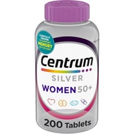 Centrum Silver Women's Multivitamin Suitable for women aged 50 years. Vitamin supplement/vitamin B3,