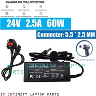24V 2.5A logitech Racing Wheel G25 G27 G29 G920 G923 G940 APD DA-42H24 ADP-18L Power Supply Charger 