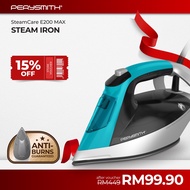 PerySmith E200 Max Anti Burns Guaranteed Steam Iron Steamcare Series (seterika Stim | Iron Steam | s