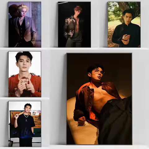 Wang Hedi Dylan Wang Actor Poster Home Decorations Painting Canvas Painting Living Room Decoration P