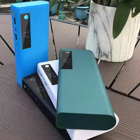 2022 New 5 Slots 21700 Battery DIY Power Bank Shell 21700 Battery Power Case 5V/2.1A Dual Port Outpu