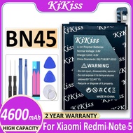 Original KiKiss Baery BN45 4600mAh For MI Redmi Note 5/MI Redmi Note5 Bateria   Tracking Number