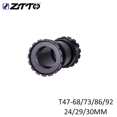 ZTTO T47 Bike Bottom Bracket 47mm Width 68-86.5-92MM Frame shell Ceramic Bearing BB For 24 28.99mm 3