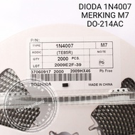 DIODE LL4007 M7 1N4007 IN4007 SMD DO214 1A 1000V