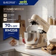 Electrova Baker Series Stand Mixer | 8 Speeds + Pulse Control | Anti Splash