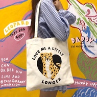 (New in pack/New Packing) Daddy the Muscle Academy Leopard Tote Bag