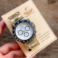 นาฬิกาแบรนด์ Grand Eagle งานแท้ กันน้ำ นาฬิกาควอทซ์ นาฬิกาข้อมมือผู้ชาย