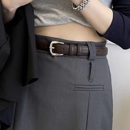 Woman Belt Brown Belt For Women Faux Leather Belt For Woman Korean Retro Belt Women Simple Design