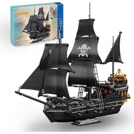 Pirate Ship Building Kit, Black Pearl Caribbean Pirate