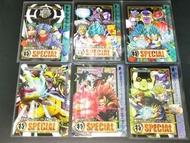 F01107-1 - 2017年 龍珠 PremiumEdition 一套6閃 Bandai  Made in Japan  閃卡/閃咭