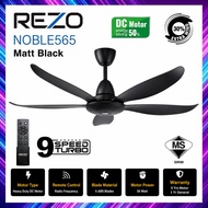 REZO 56" Ceiling Fan NOBLE 565 DC MOTOR Kipas Siling MY56EX ABS Blade REMOTE CONTROL 9 SPEED TURBO