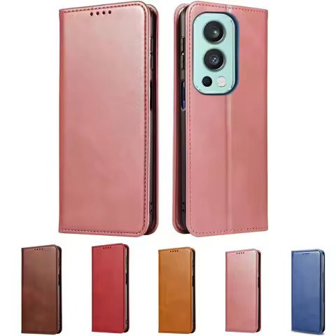 Leather Case Wallet Cover For OnePlus Nord 2 5G 6.43" Nord2 DN2101 DN2103 Etui Stand Coque Flip Phon
