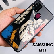 HP SAMSUNG M31 Glossy Case with GUNDAM ANIME Motif Casing Samsung M31 Silicone Softcase