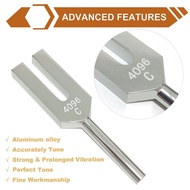 4096 Hz Tuning Fork, Crystal Tuning Fork for Healing, Medical-Grade with Wood Hammer and Soft Storag