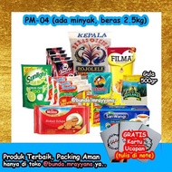 [ADA MINYAK] #PM-04 Paket Sembako (beras gula kopi sabun biskuit)