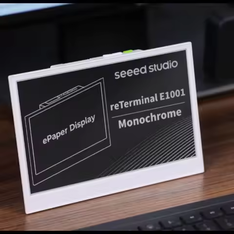 reTerminal E1001 ESP32-S3 7.5-inch Monochrome E-Ink Display DIY Kit 800x480 E-Ink Screen Compatible 